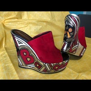 Baldinini Platform Wedge Sandal